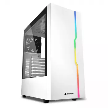 Caixa de PC Sharkoon RGB Slider Midi Tower branco