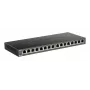 D-Link DGS-1016S Gigabit Ethernet não gerido (10/100/1000) preto