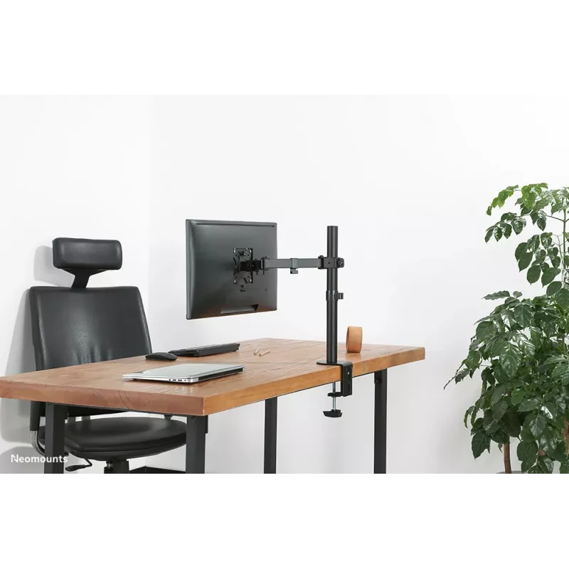Braço para monitor Neomounts FPMA-D550preto 10-32 polegadas, fixação por grampo/passagem na mesa, 8 kg, 25,4 cm (10 polegadas), 81,3 cm (32 polegadas), 100 x 100 mm, preto