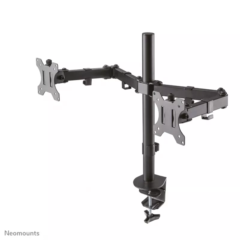 Braço para monitor Neomounts FPMA-D550Dpreto 10-32 polegadas, fixação por grampo/passagem na mesa, 8 kg, 25,4 cm (10 polegadas), 81,3 cm (32 polegadas), 100 x 100 mm, preto
