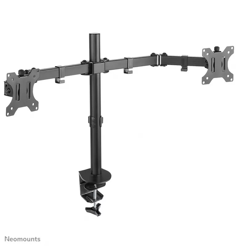 Braço para monitor Neomounts FPMA-D550Dpreto 10-32 polegadas, fixação por grampo/passagem na mesa, 8 kg, 25,4 cm (10 polegadas), 81,3 cm (32 polegadas), 100 x 100 mm, preto
