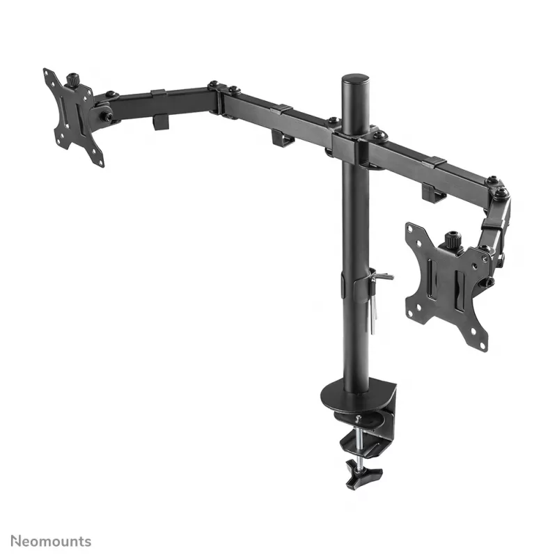 Braço para monitor Neomounts FPMA-D550Dpreto 10-32 polegadas, fixação por grampo/passagem na mesa, 8 kg, 25,4 cm (10 polegadas), 81,3 cm (32 polegadas), 100 x 100 mm, preto
