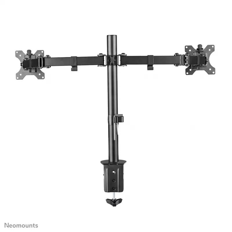Braço para monitor Neomounts FPMA-D550Dpreto 10-32 polegadas, fixação por grampo/passagem na mesa, 8 kg, 25,4 cm (10 polegadas), 81,3 cm (32 polegadas), 100 x 100 mm, preto