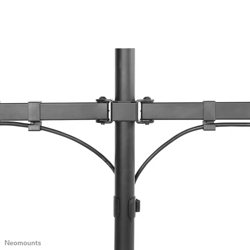 Braço para monitor Neomounts FPMA-D550Dpreto 10-32 polegadas, fixação por grampo/passagem na mesa, 8 kg, 25,4 cm (10 polegadas), 81,3 cm (32 polegadas), 100 x 100 mm, preto