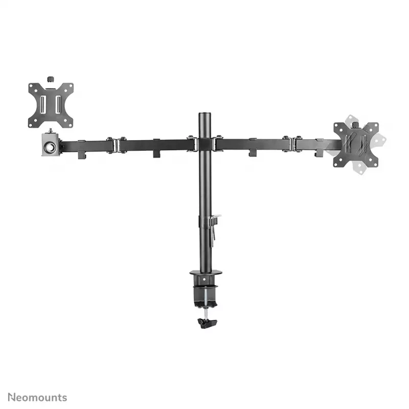 Braço para monitor Neomounts FPMA-D550Dpreto 10-32 polegadas, fixação por grampo/passagem na mesa, 8 kg, 25,4 cm (10 polegadas), 81,3 cm (32 polegadas), 100 x 100 mm, preto