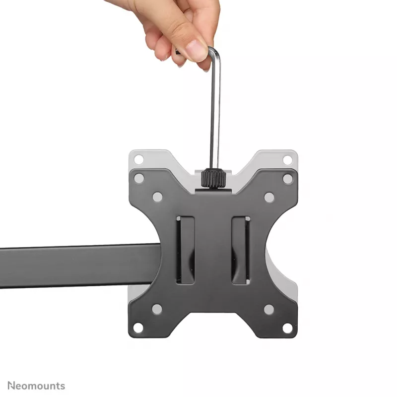 Braço para monitor Neomounts FPMA-D550Dpreto 10-32 polegadas, fixação por grampo/passagem na mesa, 8 kg, 25,4 cm (10 polegadas), 81,3 cm (32 polegadas), 100 x 100 mm, preto