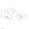 Suporte para portátil Neomounts NSLS200 10-17 polegadas – altura ajustável – dobrável – compacto – universal