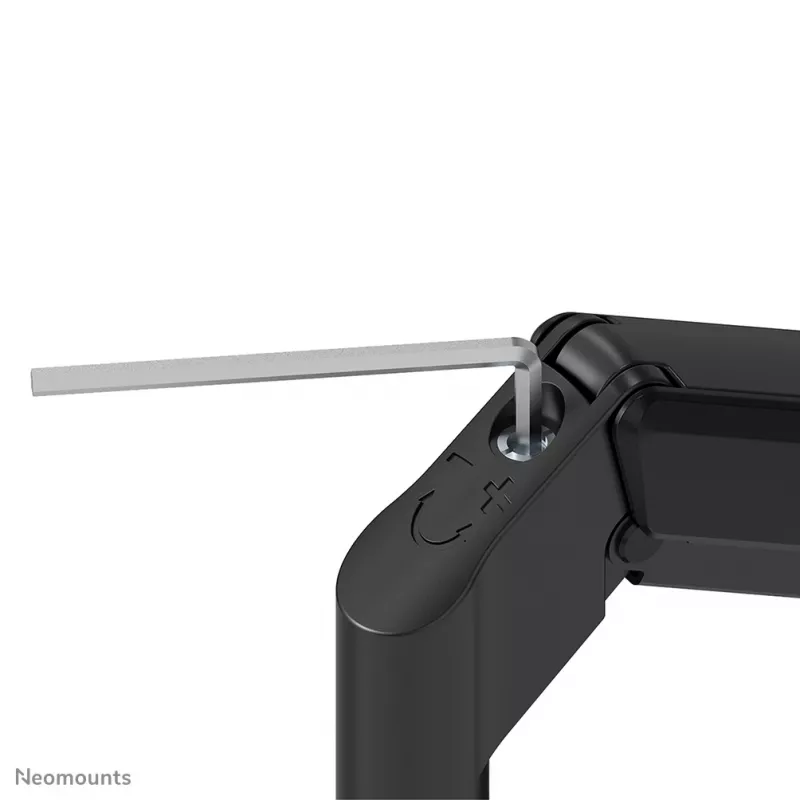 Braço para monitor Neomounts DS70-810BL2 17-32 polegadas – mola a gás – poupa espaço – bloqueio a 180°