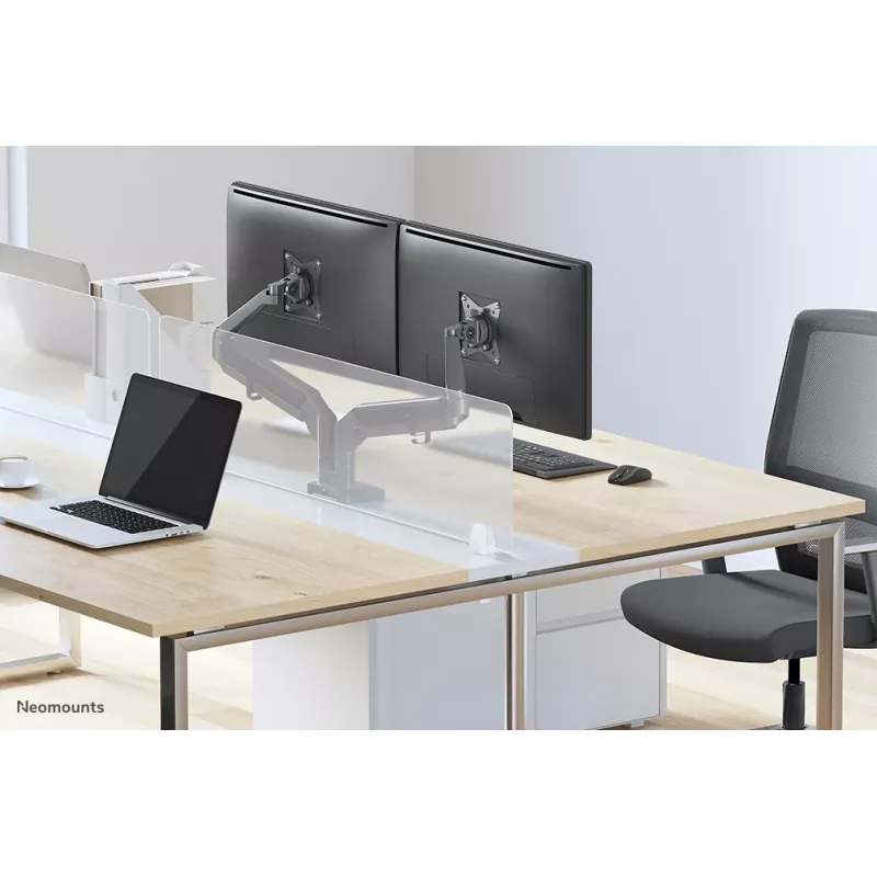 Braço para monitor Neomounts DS70-810BL2 17-32 polegadas – mola a gás – poupa espaço – bloqueio a 180°
