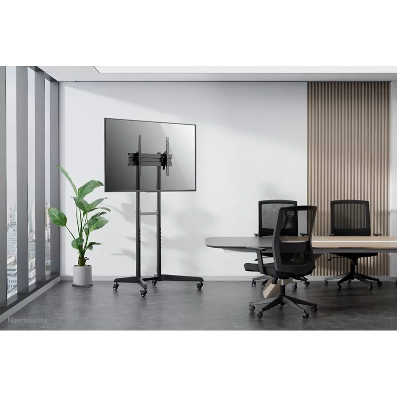 Suporte de TV Neomounts FL50-540BL1 37-70 polegadas, preto, suporte de chão portátil, aço, 50 kg, 94 cm (37 polegadas), 177,8 cm (70 polegadas)