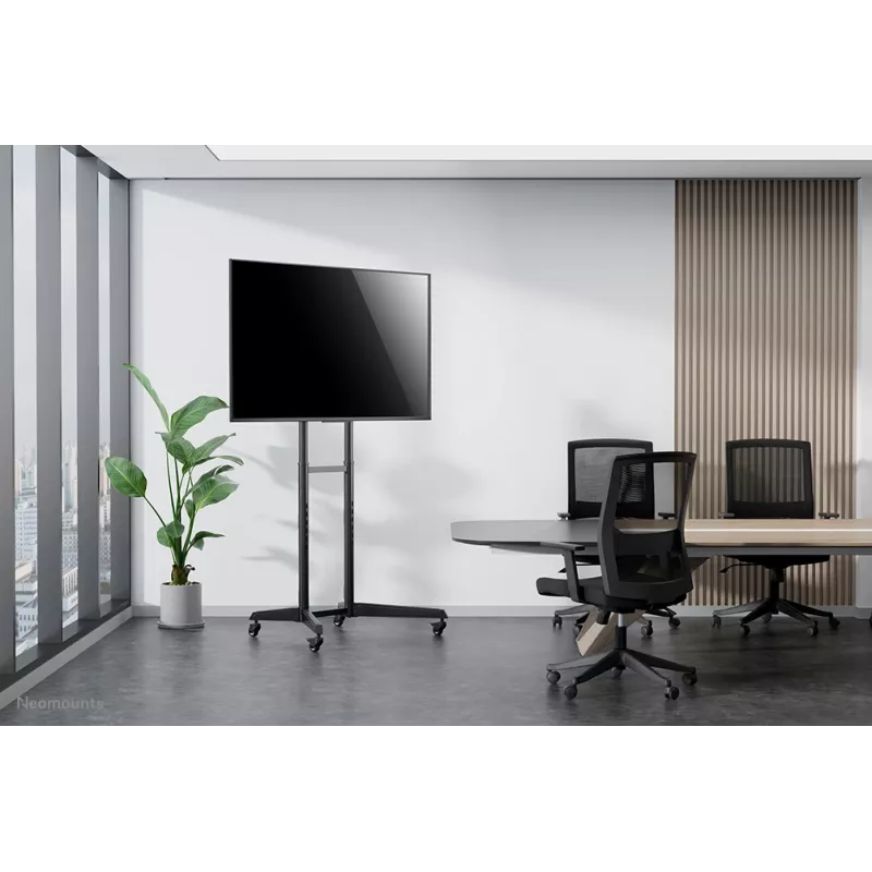 Suporte de TV Neomounts FL50-540BL1 37-70 polegadas, preto, suporte de chão portátil, aço, 50 kg, 94 cm (37 polegadas), 177,8 cm (70 polegadas)