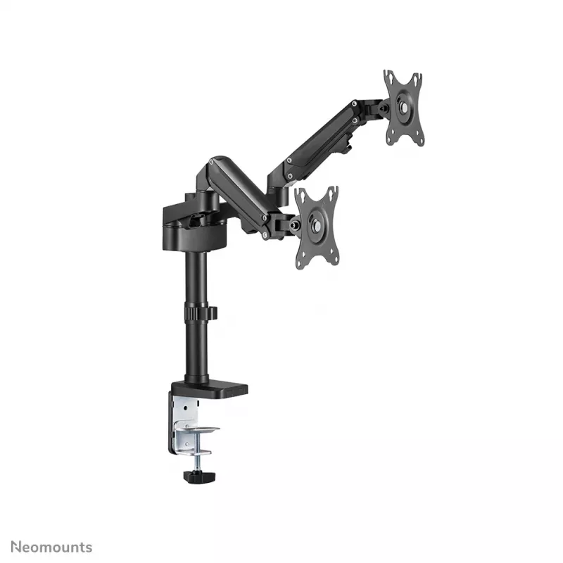 Suporte para monitor Neomounts DS70-750BL2 17-27 polegadas - mola a gás, grampo/passagem na mesa, 7 kg, 43,2 cm (17 polegadas), 68,6 cm (27 polegadas), 100 x 100 mm, preto