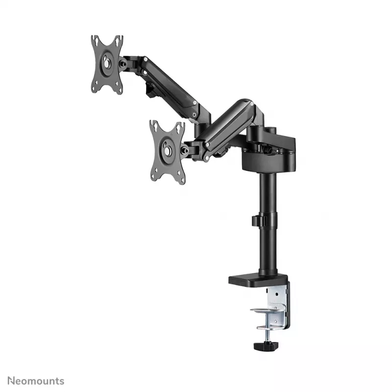 Suporte para monitor Neomounts DS70-750BL2 17-27 polegadas - mola a gás, grampo/passagem na mesa, 7 kg, 43,2 cm (17 polegadas), 68,6 cm (27 polegadas), 100 x 100 mm, preto