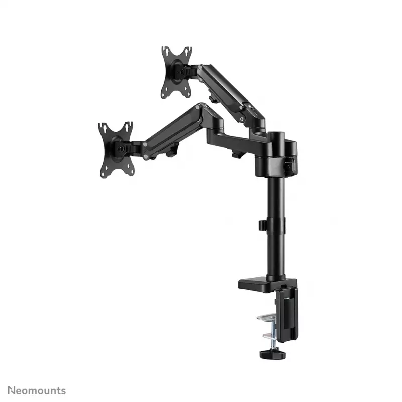Suporte para monitor Neomounts DS70-750BL2 17-27 polegadas - mola a gás, grampo/passagem na mesa, 7 kg, 43,2 cm (17 polegadas), 68,6 cm (27 polegadas), 100 x 100 mm, preto