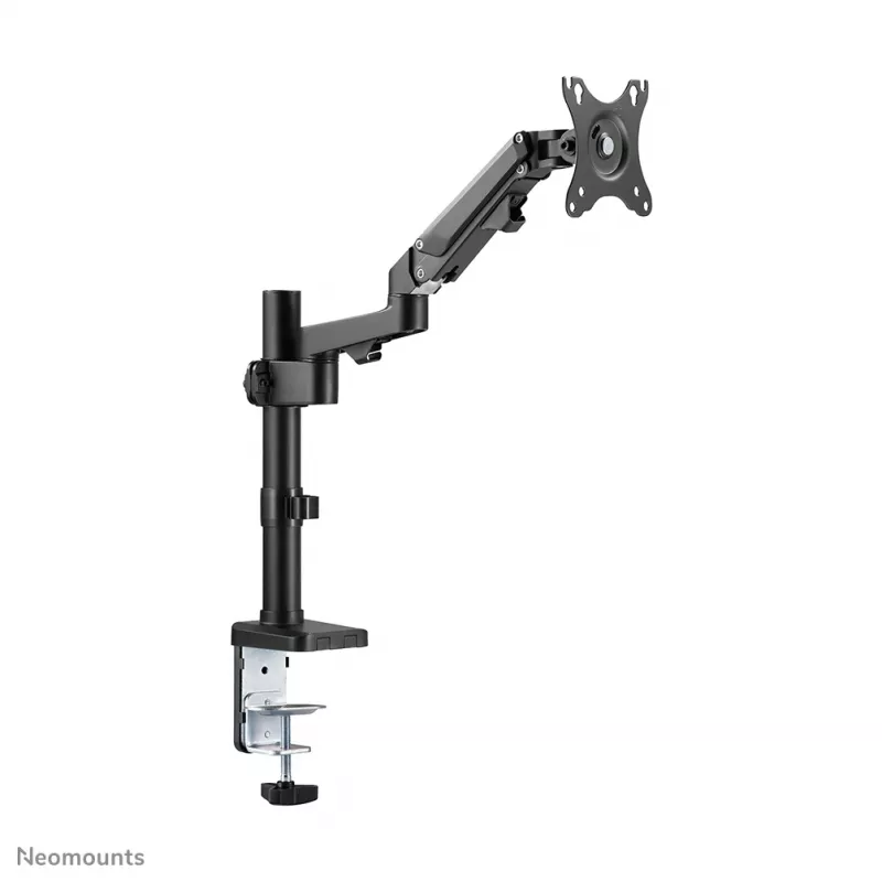 Braço para monitor Neomounts DS70-750BL1 17-27 polegadas - mola a gás, grampo/passagem na mesa, 7 kg, 43,2 cm (17 polegadas), 68,6 cm (27 polegadas), 100 x 100 mm, preto