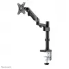 Braço para monitor Neomounts DS70-750BL1 17-27 polegadas - mola a gás, grampo/passagem na mesa, 7 kg, 43,2 cm (17 polegadas), 68,6 cm (27 polegadas), 100 x 100 mm, preto