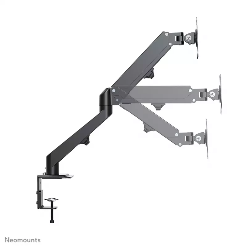 Suporte para monitor Neomounts DS70-700BL1 17-27 polegadas - mola a gás, grampo, 7 kg, 43,2 cm (17 polegadas), 68,6 cm (27 polegadas), 100 x 100 mm, preto