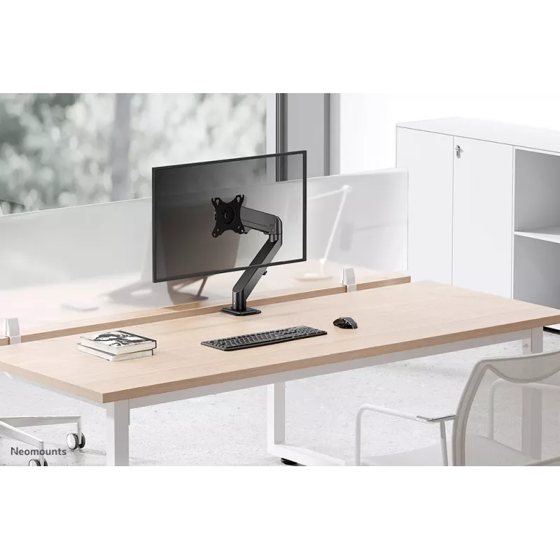 Suporte para monitor Neomounts DS70-700BL1 17-27 polegadas - mola a gás, grampo, 7 kg, 43,2 cm (17 polegadas), 68,6 cm (27 polegadas), 100 x 100 mm, preto