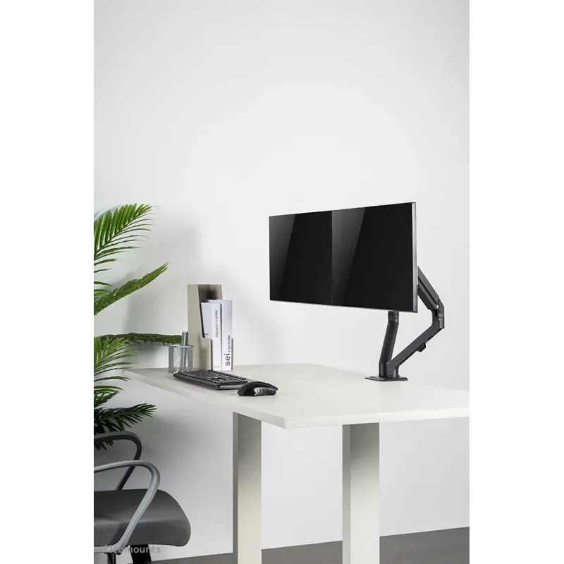 Suporte para monitor Neomounts FPMA-D650Dpreto 17-27 polegadas – mola em espiral