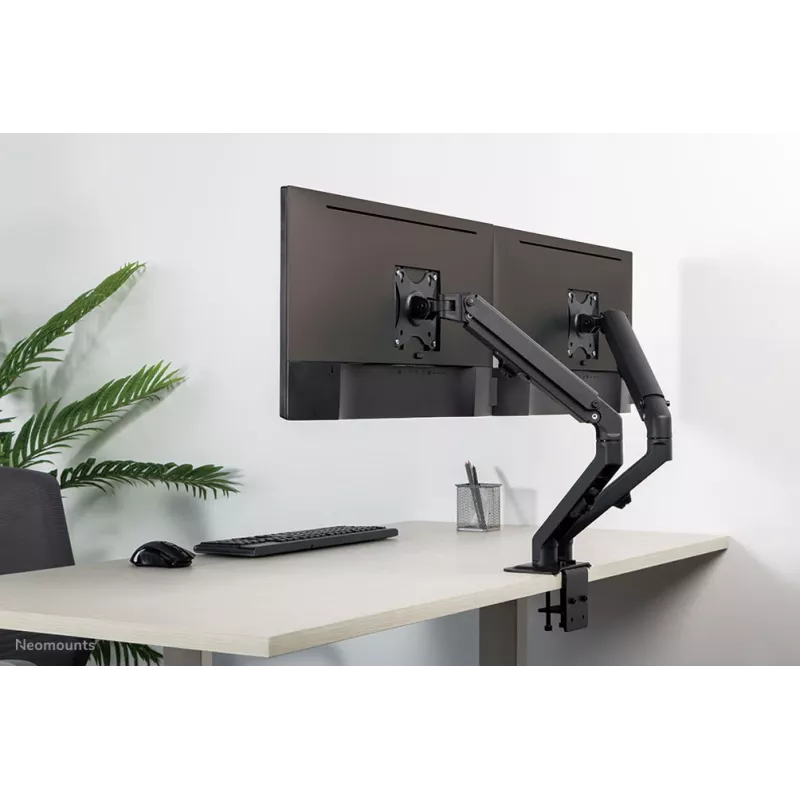 Suporte para monitor Neomounts FPMA-D650Dpreto 17-27 polegadas – mola em espiral