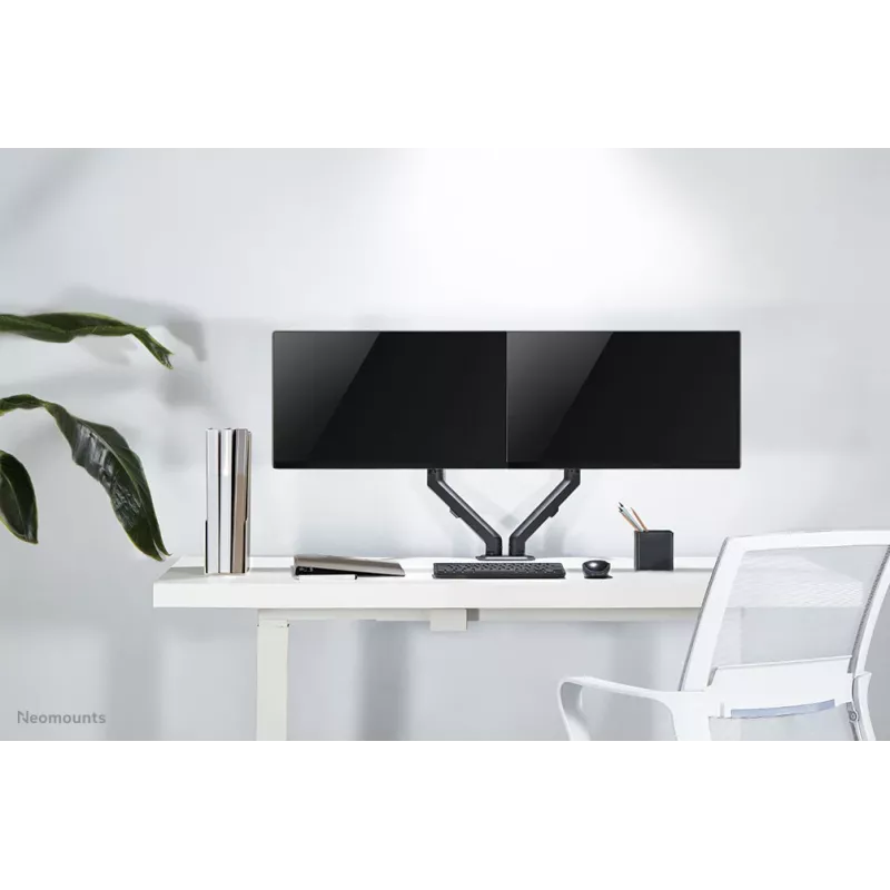 Suporte para monitor Neomounts FPMA-D650Dpreto 17-27 polegadas – mola em espiral