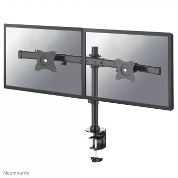 Braço para monitor Neomounts FPMA-DCB100Dpreto 10-27 polegadas, grampo/passagem na mesa, 10 kg, 25,4 cm (10 polegadas), 68,6 cm (27 polegadas), 100 x 100 mm, preto