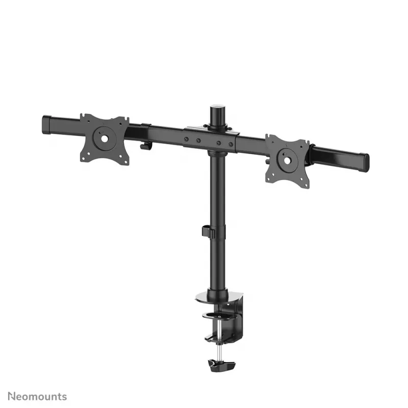 Braço para monitor Neomounts FPMA-DCB100Dpreto 10-27 polegadas, grampo/passagem na mesa, 10 kg, 25,4 cm (10 polegadas), 68,6 cm (27 polegadas), 100 x 100 mm, preto