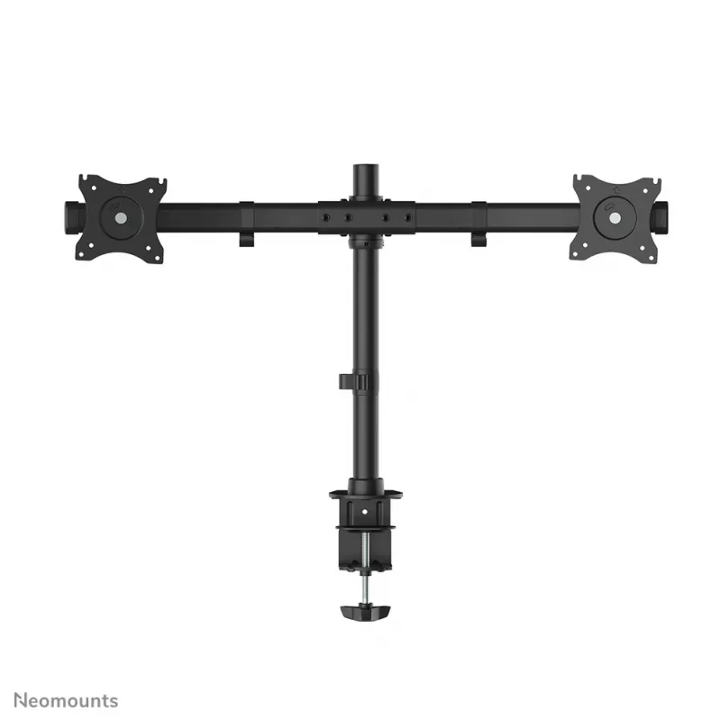 Braço para monitor Neomounts FPMA-DCB100Dpreto 10-27 polegadas, grampo/passagem na mesa, 10 kg, 25,4 cm (10 polegadas), 68,6 cm (27 polegadas), 100 x 100 mm, preto
