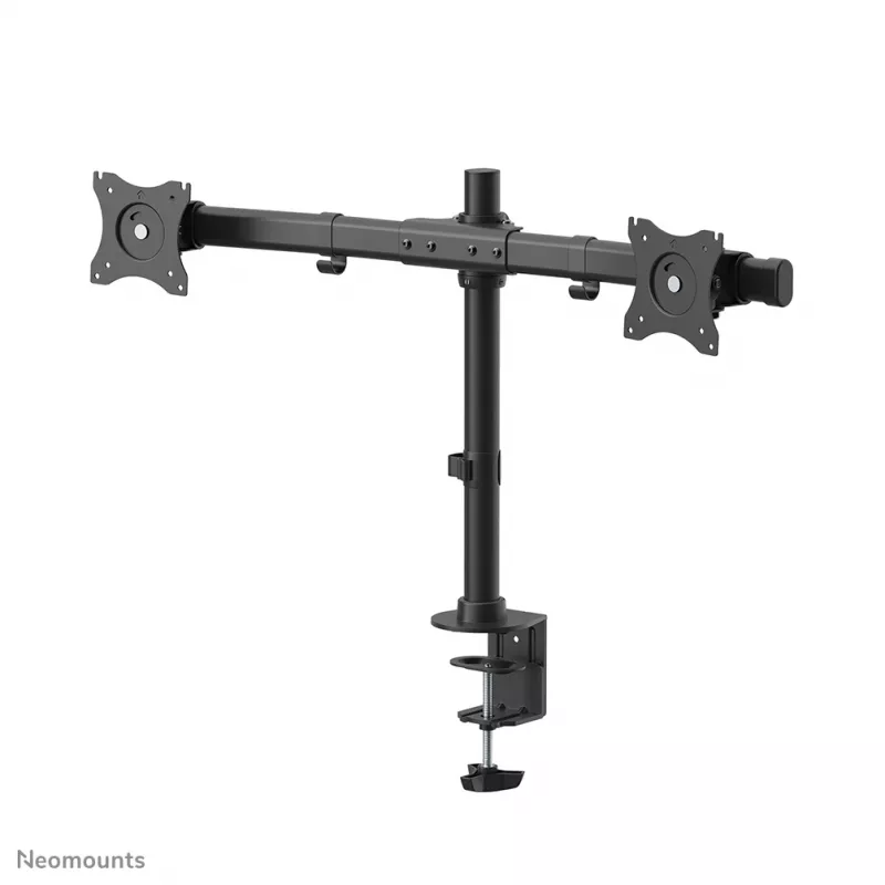 Braço para monitor Neomounts FPMA-DCB100Dpreto 10-27 polegadas, grampo/passagem na mesa, 10 kg, 25,4 cm (10 polegadas), 68,6 cm (27 polegadas), 100 x 100 mm, preto