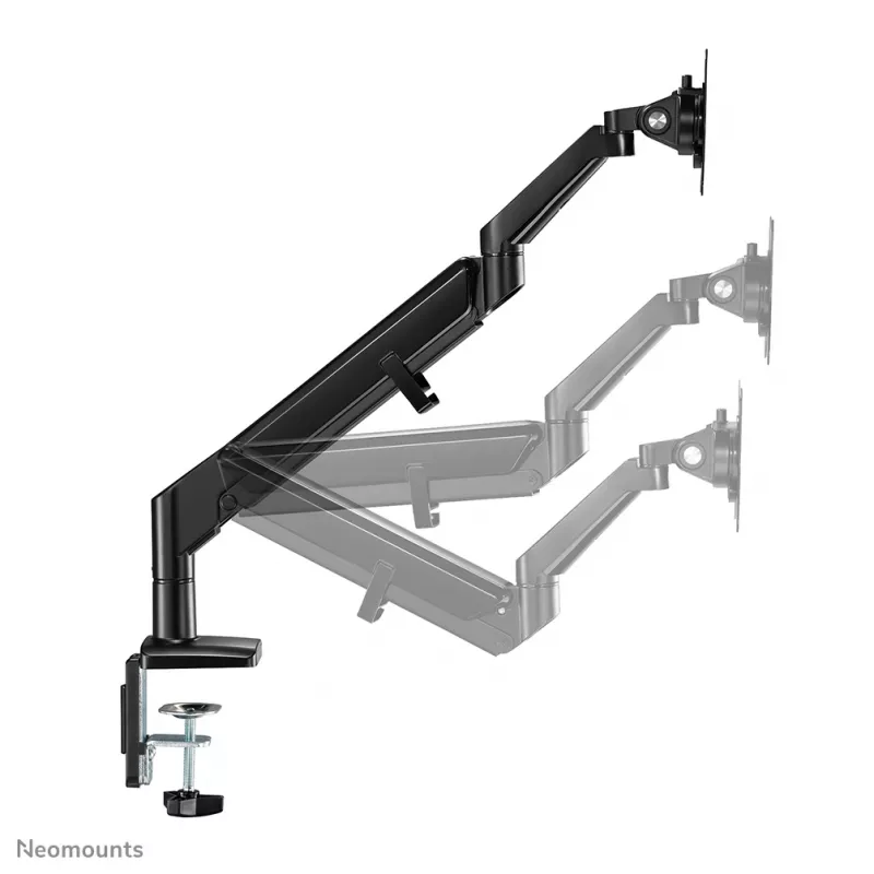 Braço para monitor Neomounts DS70-810BL1 17-32 polegadas - mola a gás - poupa espaço - bloqueio a 180°