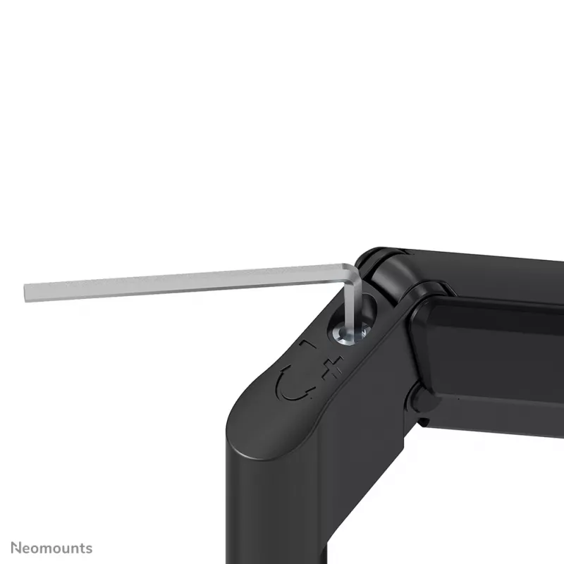 Braço para monitor Neomounts DS70-810BL1 17-32 polegadas - mola a gás - poupa espaço - bloqueio a 180°