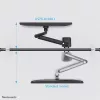 Braço para monitor Neomounts DS70-810BL1 17-32 polegadas - mola a gás - poupa espaço - bloqueio a 180°