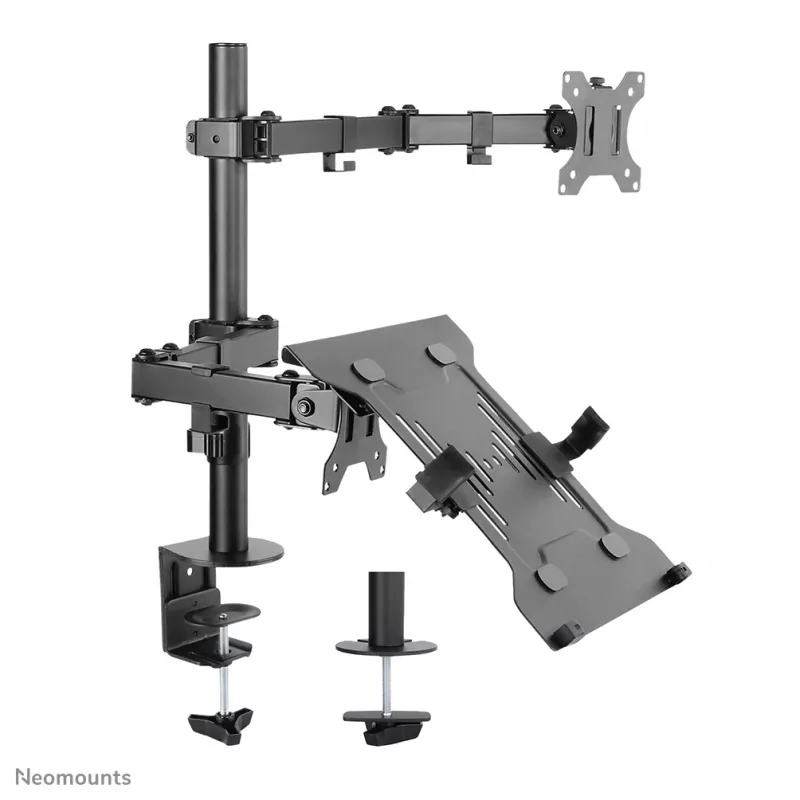Braço para monitor Neomounts FPMA-D550NOTEBOOK com suporte para portátil 10-32 polegadas