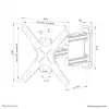 Neomounts WL40S-850BL14 Suporte de parede para TV 40-65 polegadas – totalmente móvel – instalação rápida
