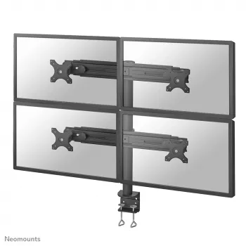 Neomounts FPMA-D700D4 Suporte para monitor 19-30 polegadas, grampo de mesa, 8 kg, 48,3 cm (19 polegadas), 76,2 cm (30 polegadas), 100 x 100 mm, Preto