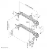 Neomounts FPMA-D700D4 Suporte para monitor 19-30 polegadas, grampo de mesa, 8 kg, 48,3 cm (19 polegadas), 76,2 cm (30 polegadas), 100 x 100 mm, Preto