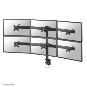 Neomounts FPMA-D700D6 Braço para monitor 19-27 polegadas, suporte com grampo, 8 kg, 48,3 cm (19 polegadas), 68,6 cm (27 polegadas), 100 x 100 mm, Preto