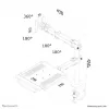 Neomounts FPMA-D960NOTEBOOK Suporte para monitor com suporte para portátil 10-27 polegadas
