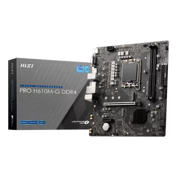 MSI PRO H610M-G DDR4 Placa-mãe Intel H610 LGA 1700 micro ATX