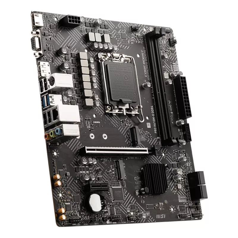 MSI PRO H610M-G DDR4 Placa-mãe Intel H610 LGA 1700 micro ATX