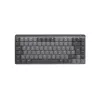LOGITECH Mx Mechanical Mini Teclado sem fios iluminado minimalista - Grafite Tactile Quiet Qwertz Alemão