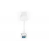 DIGITUS Hub USB 3.0, 3 portas e adaptador Gigabit-LAN 3xUSB A/F, 1xUSB A/M, 1xRJ45 LAN Compatível com Windows e Mac OS