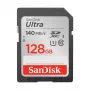Memória flash SanDisk 128 GB SDXC UHS-I Class 10 SDSDUNB-128G-GN6IN