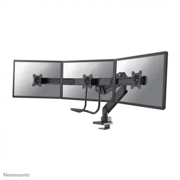 Neomounts NM-D775DX3 preto braço de monitor 17-27 polegadas - mola a gás - Topfix - travão 180°