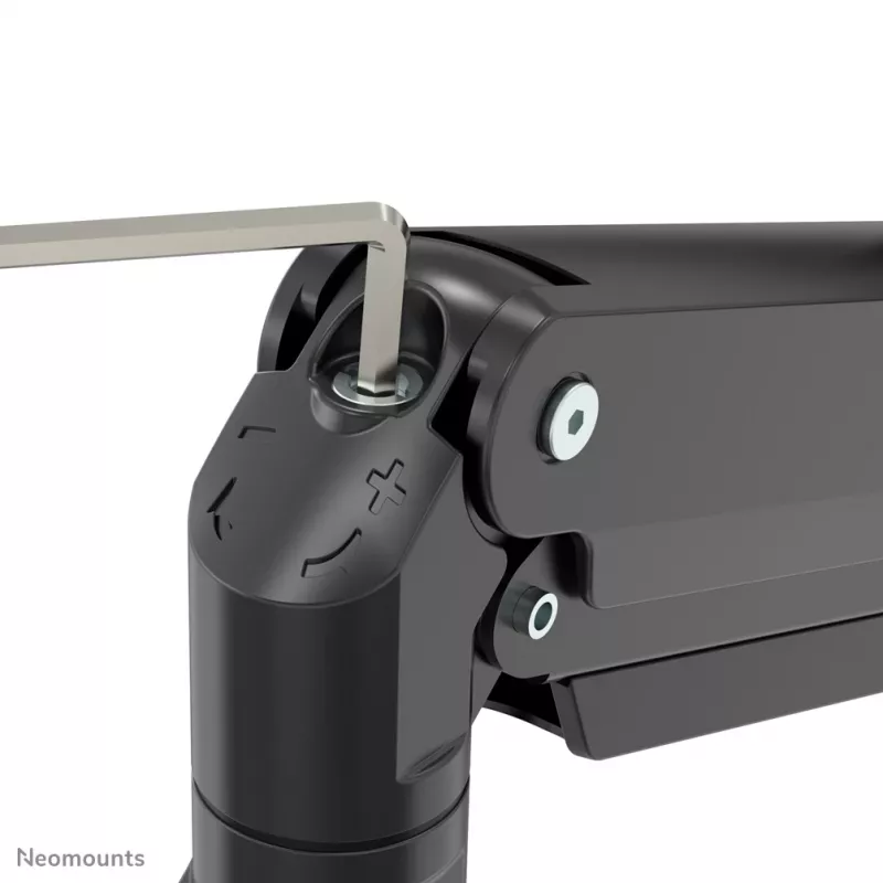 Neomounts NM-D775DX3 preto braço de monitor 17-27 polegadas - mola a gás - Topfix - travão 180°