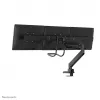 Neomounts NM-D775DX3 preto braço de monitor 17-27 polegadas - mola a gás - Topfix - travão 180°