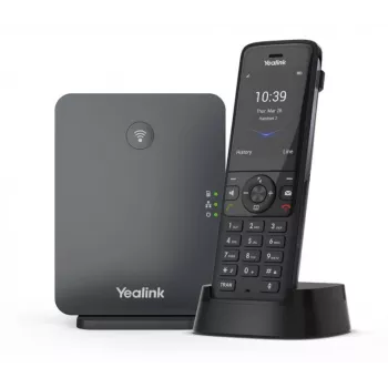 Telefone IP Yealink W78P preto TFT