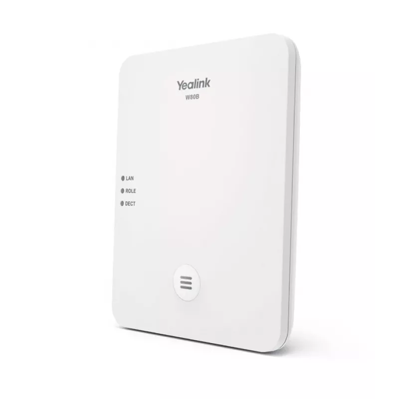 Estação base DECT Yealink W80B branco
