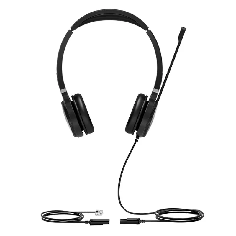 Yealink YHS36 Headset com fios arco de cabeça escritório/callcenter preto, prateado