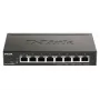 D-Link DGS-1100-08PV2 Managed L2/L3 Gigabit Ethernet (10/100/1000) Power over Ethernet (PoE) preto